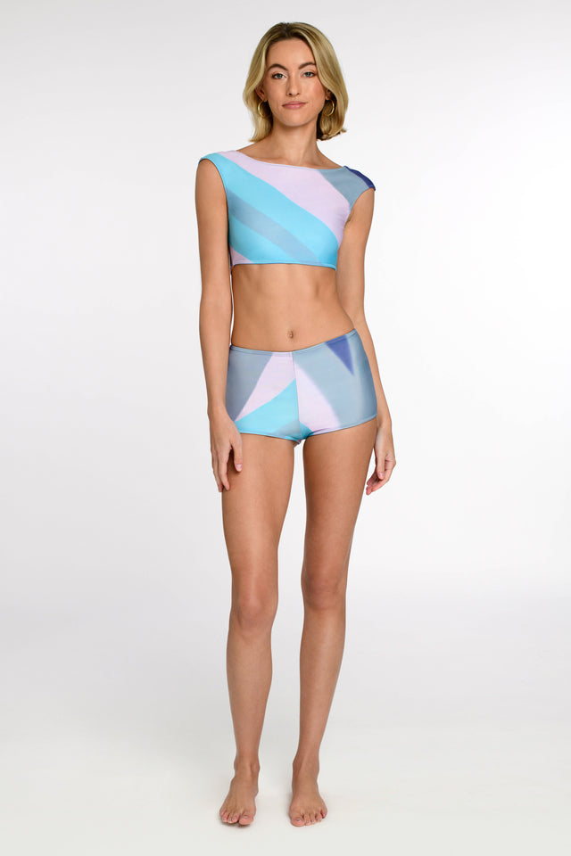 Cap Sleeve Bikini | Reversible Asha To Chandra