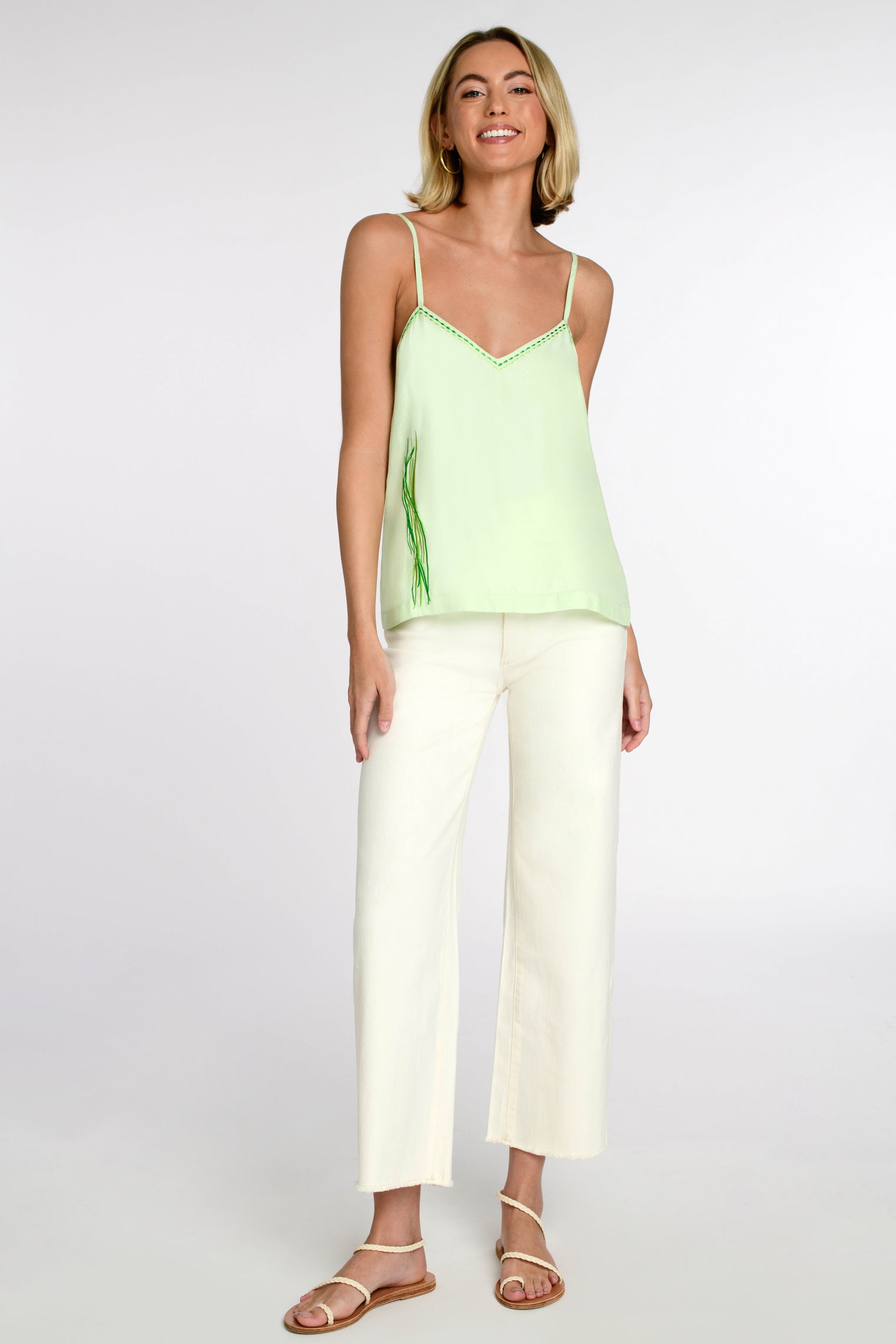 Embroidered Cami